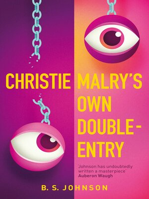 cover image of Christie Malry's Own Double-Entry